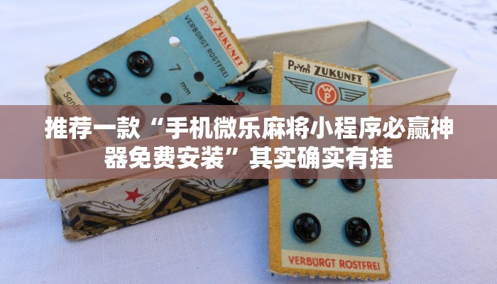 推荐一款“麻友圈开挂神器下载”其实确实有挂